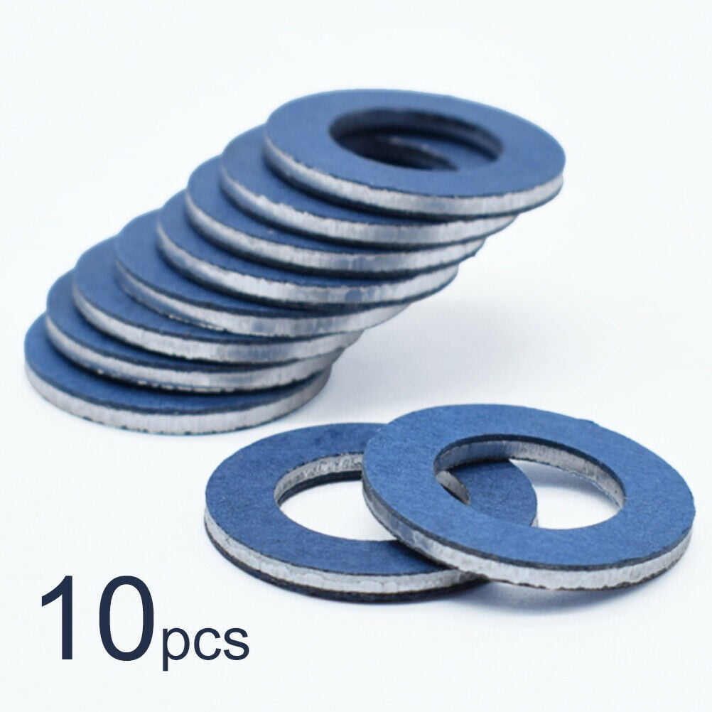 10Pcs Oil Drain Plug Gasket Crush Washer 90430-12031 for Toyota Parus Tundra