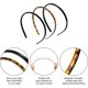 thumbnail image 5 of Diademas de plástico CHAO 6 piezas Skinny Beaut con dientes tacto suave para el cabello, 5 of 5