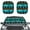 Aztec Ethnic Gemoetric, variant on Yuyamidu Aztec Ethnic Gemoetric Car Sun Shade for Most Auto SUV Truck Van Blue Windshield Sunshade Keep Vehicle Cool 2 Pieces Universal Window Shades for Car Accessories