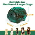 thumbnail image 4 of Babezdog Dog Toy for Aggressive Chewer Large Medium Nearly Indestructible Super Chew Dog Toys Squeaky Dog Birthday Toy Dog Toothbrush Interactive Tough Durable Dog Toys Natural Rubber, 4 of 8