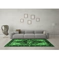 thumbnail image 3 of Ahgly Company Indoor Square Persian Emerald Green Traditional Area Rugs, 4' Square, 3 of 4