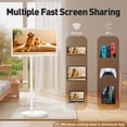 thumbnail image 6 of FORKA 32-Inch Portable Touchscreen TV - 1080P FHD Monitor with 6GB RAM, 128GB Storage, Android 13 OS, Rolling Stand, Built-in Battery, and Remote Control, 6 of 6