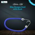 thumbnail image 3 of MARINE CITY Blue Bungee Cord with Stainless Steel Hook  15 Inches, Durable, Weatherproof for Marines, Boats, Camping, Ships, Tie Downs Bungee Cord Pack of 4, 3 of 8