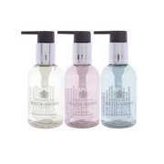 Molton Brown Floral and Aromatic Hand Care Collection Set , 3 Pc 3.3oz Orange and Bergamot Hand Wash, 3.3oz Delicious Rhubare and Rose Hand Wash, 3.3oz Coastal Cypress and Sea Fennel Hand Wash