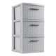 thumbnail image 2 of torre de 3 cajones de plástico 38.1 x 32 x 60.9 cm gris, 2 of 7