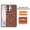 Umber, variant on Kryonix For Samsung Galaxy S25 Ultra 6.9" Case Built-in Magnetic Ring Stable Adsorption Wireless Charging Anti-Slip Sweatproof Phone Cove,Umber
