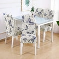 thumbnail image 5 of Dining Room Chair Covers Set of 4, Stretch Removable Washable Spandex Dining Chair Slipcovers Protectors, Kitchen Chair Covers for Dining Room Party Hotel Ceremony Banquet(Butterfly), 5 of 6