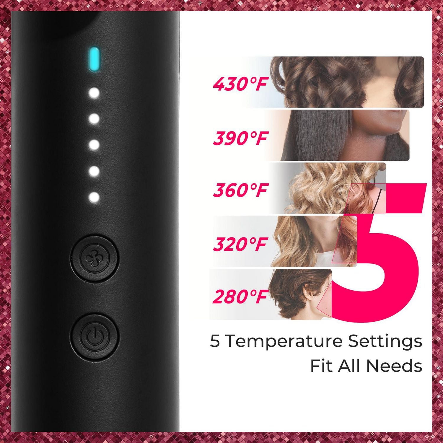 TYMO Airflow<br>2 en 1 BIGOUDI ET REDRESSEUR