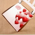 thumbnail image 1 of EREHome Ballons Cœur Blanc et Rouge Coussin de Siège de la Saint-Valentin 20x20 Pouces, 1 of 1
