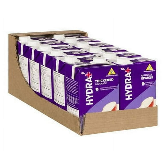Hydra+ Juice Thickened Apple IDDSI 3 1L/33.8 oz (12/Case) Thickened Beverage