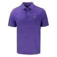 thumbnail image 2 of Men's Cutter & Buck  Heather Purple Kansas State Wildcats Vault Forge Eco Stretch Recycled Polo, 2 of 3