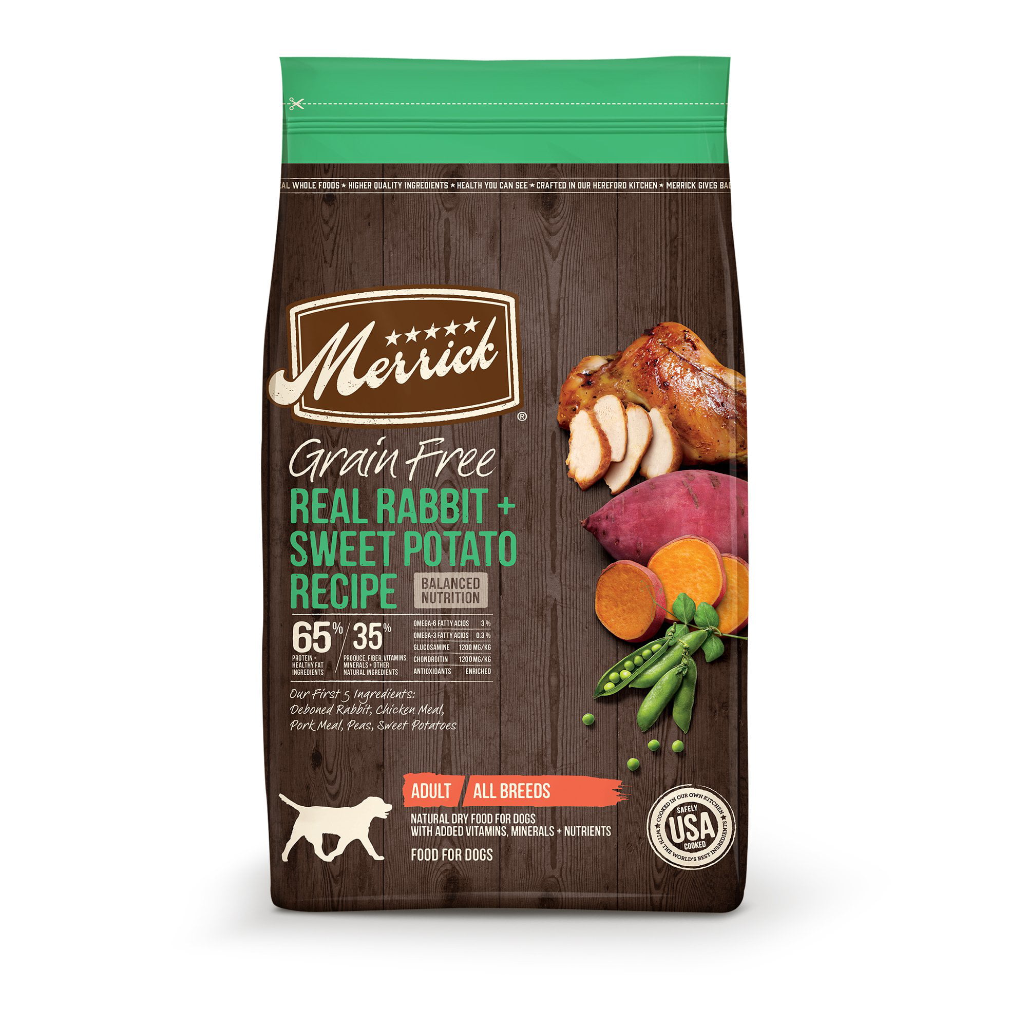 Merrick Grain-Free Rabbit & Sweet Potato Adult Dry Dog ...