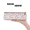 thumbnail image 2 of Naloa Rabbit And Carrot Print Leather Pencil Case - Portable Big Capacity Pencil Pouch Organizer Bag Stationery Bag for Work & Office Pencil Pen Case, 2 of 5