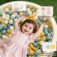 thumbnail image 3 of Bolas para Piscina de Pelotas TRENDPLAY Estrella 500 para Niños Pequeños Amarillas, 3 of 8