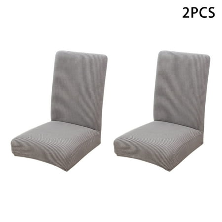 

2pcs Wedding For Home Stretch Dining Chair Elastic Band Easy Clean Protector