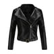 thumbnail image 1 of Puntoco - Chaqueta cálida de manga larga para mujer, parkas de invierno delgadas, abrigos sin capucha de piel sintética Puntoco Puntoco-2759, 1 of 9