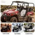 thumbnail image 4 of KUIFORTI Grey Camouflage UTV Seat Covers Seats Cover with Headrest Covers Polyester Easy Installation for Yamaha Rhino 700 660 450 2004-2021 Rhino UTV Accessories, 4 of 7