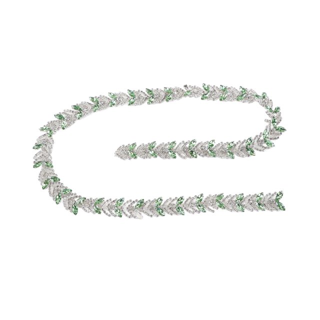 Cadena de diamantes de imitación de cristal DIY Cadena de diamantes de imitación de cristal 1 Cadena de diamantes de imitación Cadena de diamantes de imitación de cristal Rendimiento probado Jadeshay A