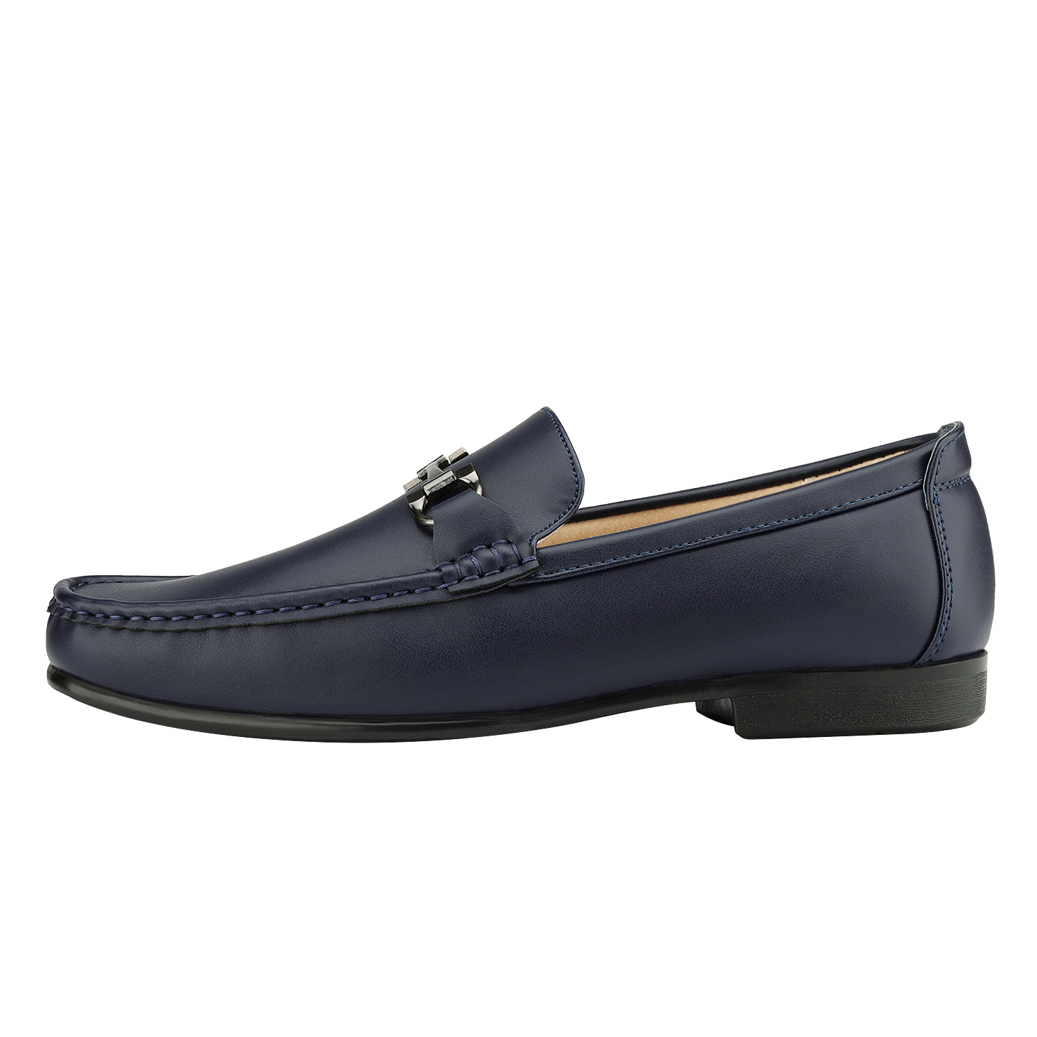 Bruno Marc Men's Moccasin Loafer Shoes Men Dress Loafers Slip On Casual Penny Comfort Outdoor Loafers HENRY-1 NAVY Size 7.5 - image 4 of 5