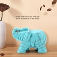 thumbnail image 3 of LYUMO 2inch Natural Jade Carved Elephant Crystal Figurine Home Decoration Furnishing Article, Natural Stone Elephant, Elephant Decoration, 3 of 8