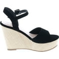 thumbnail image 6 of Top Moda Womens Richie-1 Wedge Ankle Strap Sandals, 6 of 7