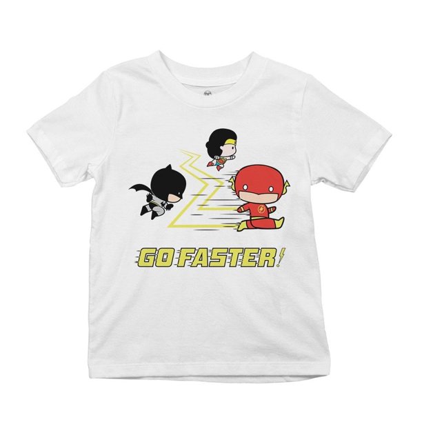 Playera Fan Army Justice League Talla 8 faster manga corta blanco
