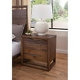 thumbnail image 4 of Lofton 2-drawer Mocha Brown Wood Nightstand, 4 of 4