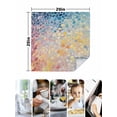 thumbnail image 5 of Cloth Napkins Set of 6 - 20x20 Inches, Blue Abstract Washable Reusable Table Napkins, Orange Yellow Gradient Stone Brushwork Soft & Absortbent Dining Napkin for Party Wedding Hotel Restaurant, 5 of 8