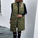 thumbnail image 1 of Chaquetas y abrigos casuales sin mangas y sin capucha para mujer, chaqueta de color liso con bolsillos cálidos, chaqueta informal con capucha y manga larga, abrigo para mujer, otoño e invierno, 1 of 8