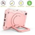 thumbnail image 4 of SaniMore for iPad Mini 6th Generation 8.3" 2021 Kids Case, Multi-Functional Cover with Handle Shoulder Strap & 360° Rotatable Kickstand Pencil Holder Shockproof Protective Shell, Rosegold, 4 of 8