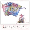 thumbnail image 4 of Uxcell Organza Bag, Sheer Colorful Coral Mesh Bags Drawstring Gift Bags Party Favor Bag Jewelry Pouches Multicolor-Gold 3.5" x 4.7", 4 of 6