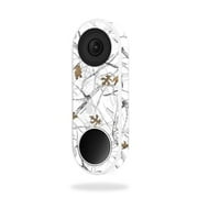 MightySkins NEHEL-Conceal Snow Skin for Nest Hello Video Doorbell - Conceal Snow