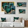 thumbnail image 4 of Designart Abstract Geode Green V Canvas Wall Art, 4 of 5