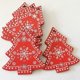 thumbnail image 1 of 10pcs/lot Diy Xmas Tree Hanging Pendants Christmas Wooden Ornaments Handicrafts Home 2024 New Year Party Decor Supplies, 1 of 5