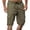 Army Green, variant on Men's Cargo Shorts with Multi Pockets and Drawstring Waist Featuring Lightweight Quick Dry Fabric for Summer Hiking Camping Fishing Travel or Casual Daily Wear Camel XXL