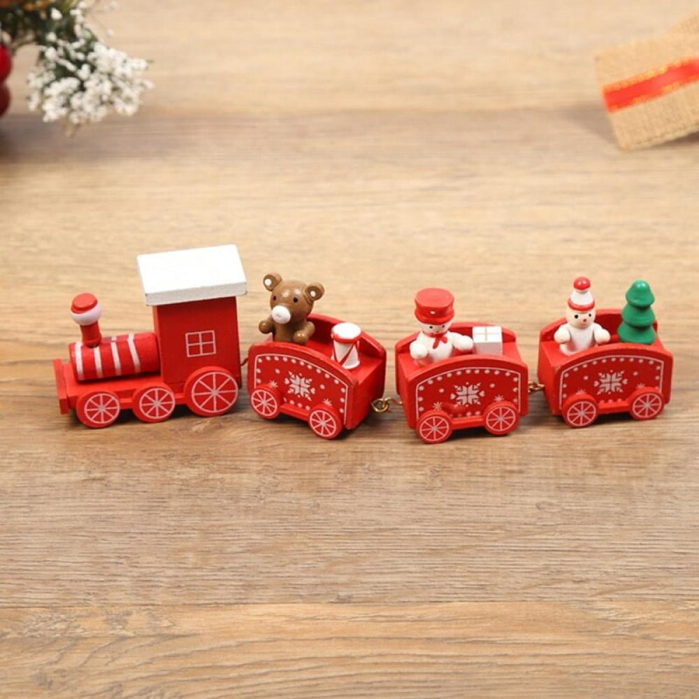 Amtrak Christmas 2022 Merry Christmas Train 4 Knots Painted Christmas Wooden Train Ornaments  Navidad New Year Decor Gifts For Children 2022 A5 - Walmart.com