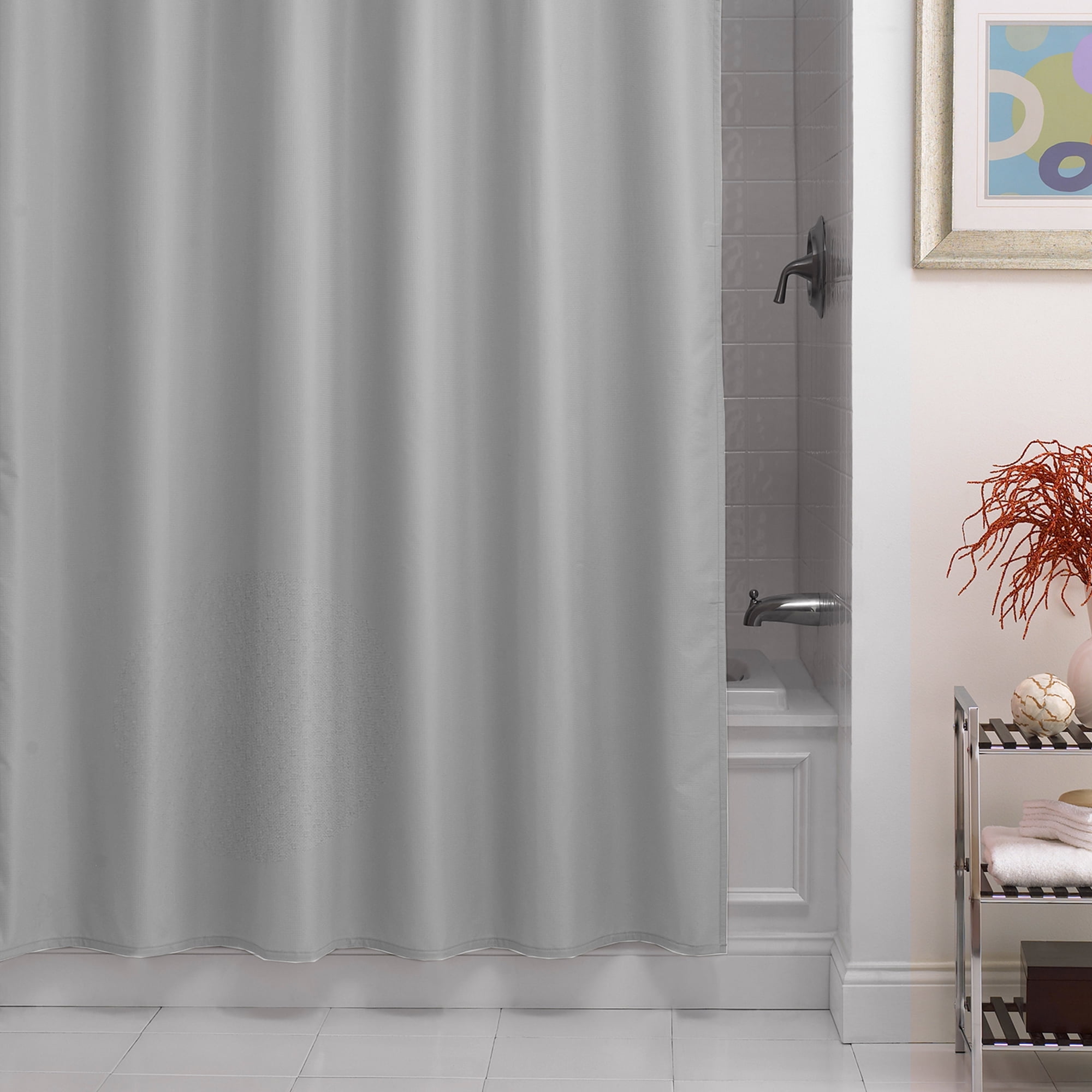 Better Homes and Gardens Shower Liner Heavy Thickness Gray 70" x 72"