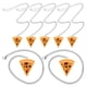 thumbnail image 1 of KAKOWELY Juego de 7 collares de pizza, collares de la amistad, collares de pareja, collar con colgante, collar decorativo, joyería para el cuello de mujer, recuerdo de fiesta., 1 of 5