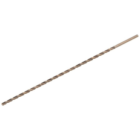 

Uxcell M35 High Speed Steel Parabolic Flute Drill Bit 4.2mm Drilling Dia. 160mm Length Gold Oxide Cobalt Steel