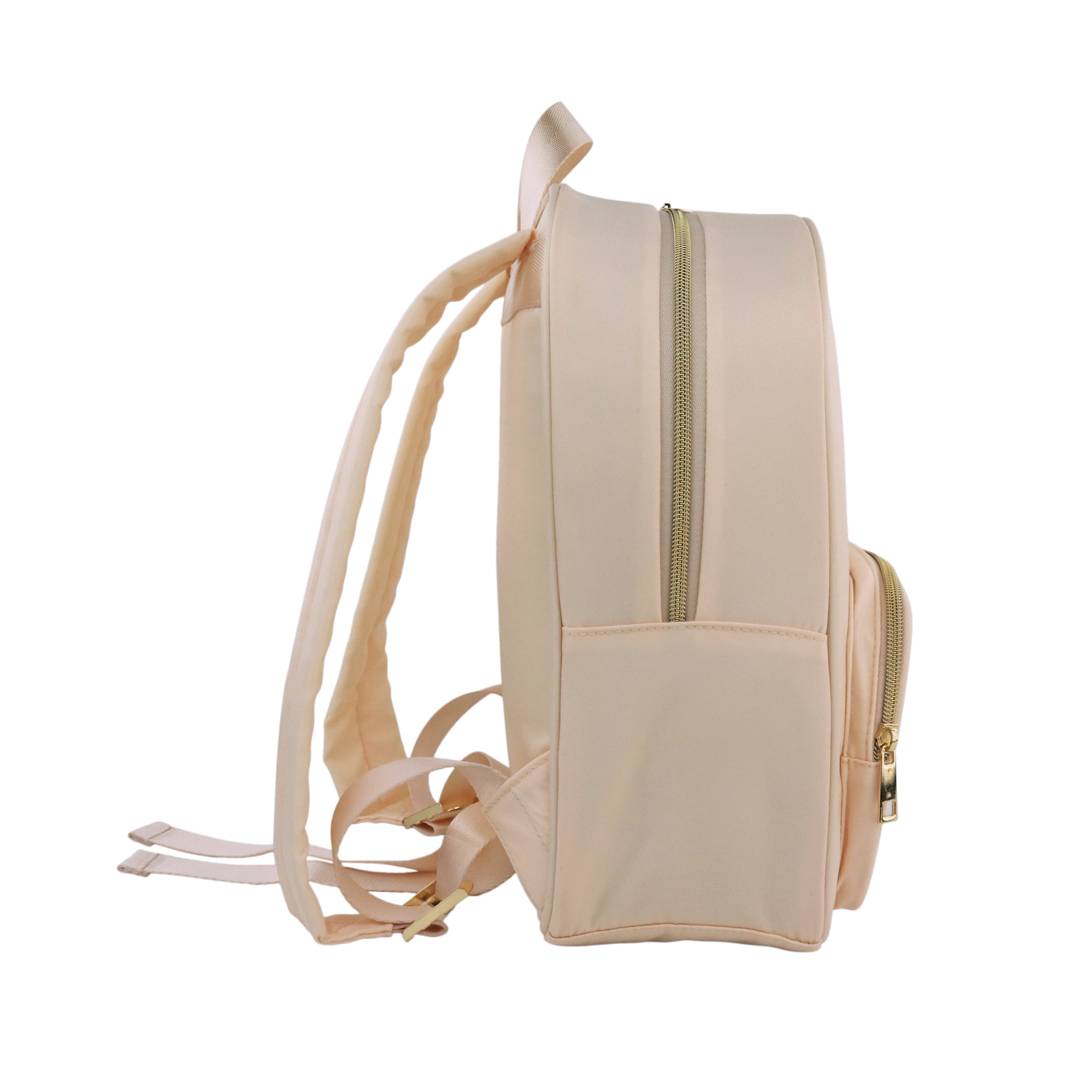 (2 pack) Hello Hobby Nylon Backpack, Customizable Travel Book Bag for Crafts, School, and Everyday Teen Use, Tan