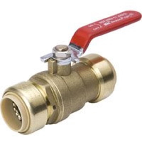 B&K ProLine 1 in.   Brass Push Fit Ball Valve Full Port