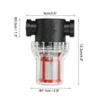 thumbnail image 2 of Unique Bargains 1/2 Inch Water Pump Strainer Filter, Pipe Water Pump Strainer with 200 Mesh Stainless Steel Filter Screen, 2 of 6