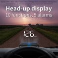 thumbnail image 3 of Pantalla de parabrisas de cabeza de coche M5 Hud Lcd Proyector medidor de alarma de advertencia de velocidad, amarillo Feliz Sencillez, 3 of 5