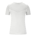 thumbnail image 4 of pstuiky camisetas para hombre, Camiseta deportiva informal de manga corta con cuello redondo y color liso para hombre camisas casuales para hombre l, 4 of 6