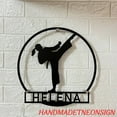 thumbnail image 3 of Handmadetneonsign Personalized Girl Taekwondo Martial Arts Metal Wall Art LED Light - Custom Kid Taekwondo, 3 of 5