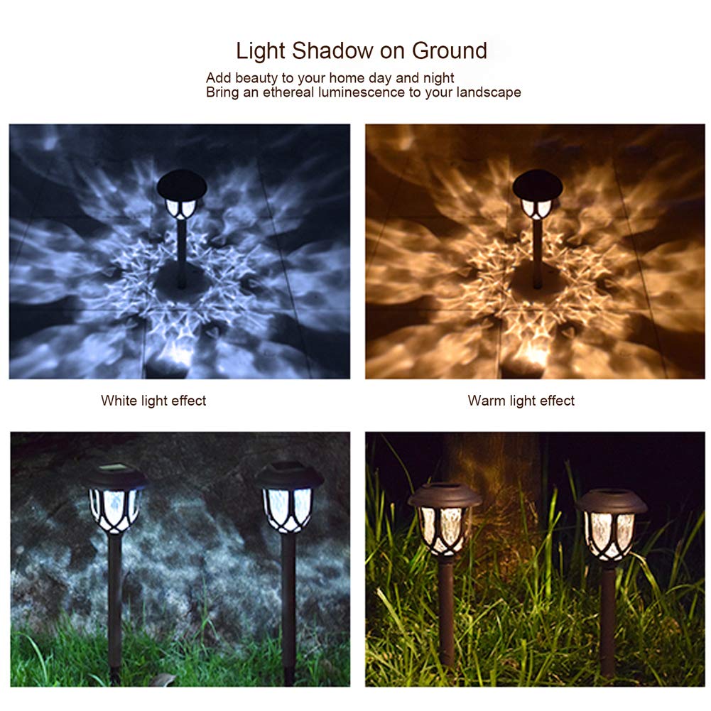 ExcMark Solar Pathway Lights, 10-Pack, Cool White photo 6