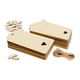thumbnail image 1 of Etiquetas de regalo de madera en blanco sin terminar, 48 Uds., etiqueta de rebanadas en blanco de madera con agujero y cuerda de 7m para pirograbado,, 1 of 9