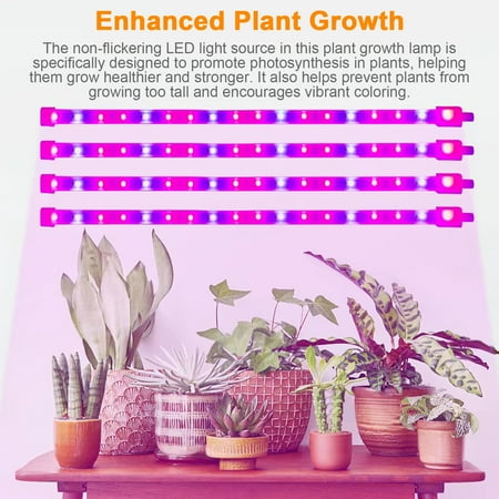 

Grow Light Play Indoor Red Leds Dimmable With 4 Leds Lamp With Usb