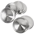 thumbnail image 4 of Raindrops 6Pcs Stainless Steel Cup Lids for Tumblers and Mugs Silver Size 2, 4 of 6