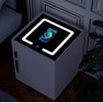 thumbnail image 5 of AFANQI Smart Nightstand w/Security Safe Lock Box, 3-Color Light,Wireless Charging, 5 of 9